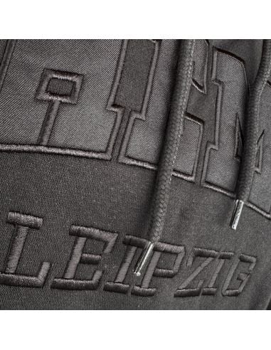 BSG Chemie Leipzig - Kids Hoodie - Sticklogo - Schwarz - @ No Borders