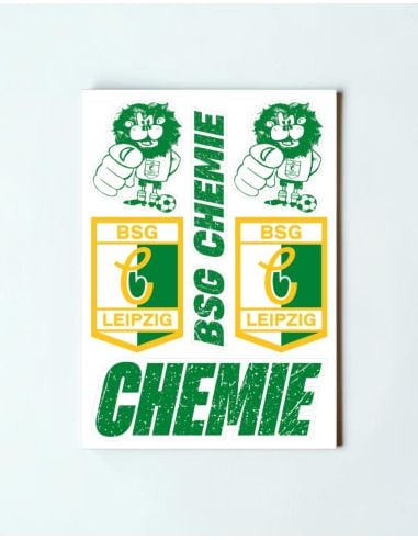BSG Chemie Leipzig - Sticker Set - Löwe - @ No Borders