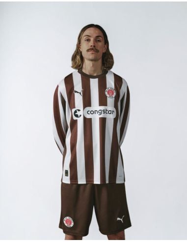St. Pauli - Trikot - Heim 2025-26 - Puma - Langarm - @ No Borders