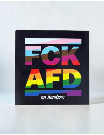 Kein Mensch ist illegal - Sticker - @ No Borders