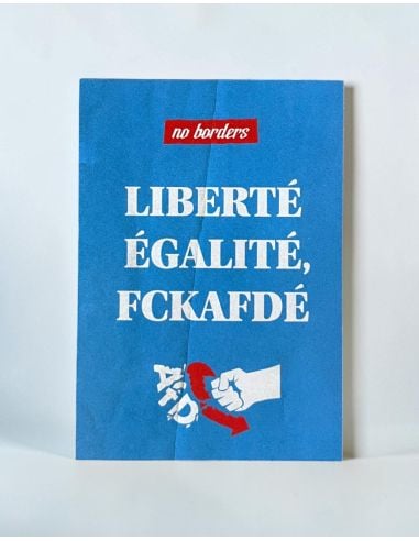FCK AFD - Liberté - Sticker - groß - 10 Stück - @ No Borders