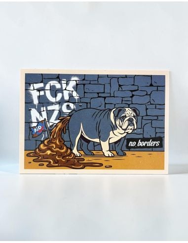 FCK AFD - Bulldog - Sticker - 10 pieces - @ No Borders