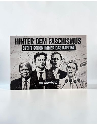 Faschismus & Kapital - Sticker - 10 pieces - @ No Borders