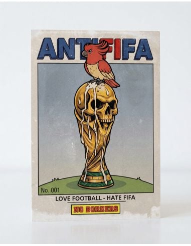ANTI FIFA - Stickers - 10 pieces - @ No Borders