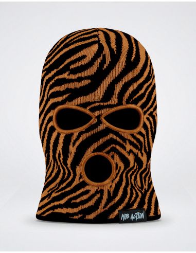 Tiger - 3-Hole Balaclava - Mob Action - @ No Borders