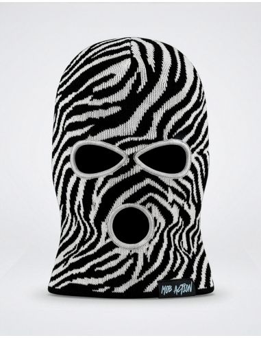 Zebra - 3-Hole Balaclava - Mob Action - @ No Borders