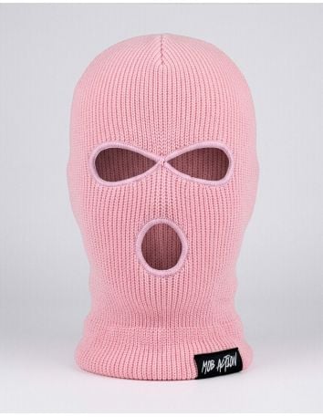 Balaclava 3-Hole - Cotton - Red - @ No Borders