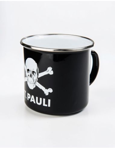 St. Pauli - Campingbecher - Schwarz - @ No Borders