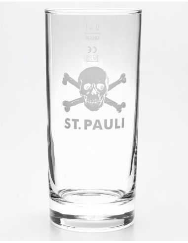 St. Pauli - Glas - 400ml - Totenkopf - @ No Borders