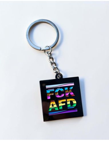 FCK AFD Pride - Key Chain - @ No Borders