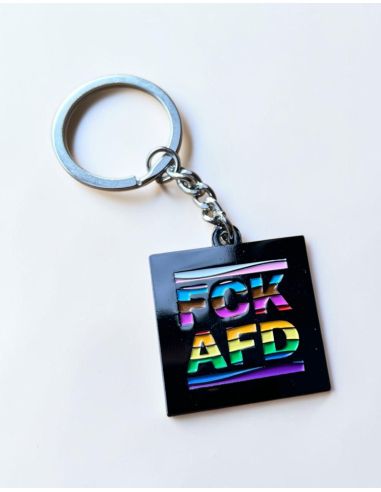 FCK AFD Pride - Key Chain - @ No Borders