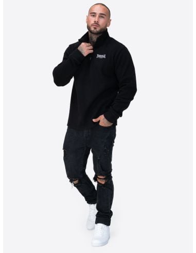 Lonsdale - Half Zip - Lostock - Black - @ No Borders