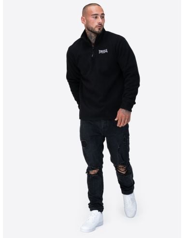 Lonsdale - Half Zip - Lostock - Black - @ No Borders