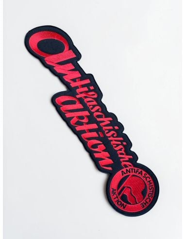 Antifaschistische Aktion - Patch - Black/Red - @ No Borders