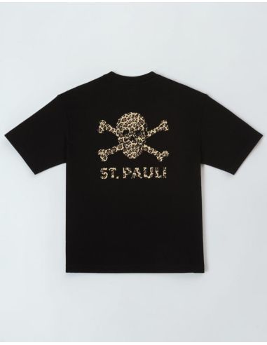 St. Pauli - T-Shirt - "Leo Sankt Pauli" - Black - @ No Borders