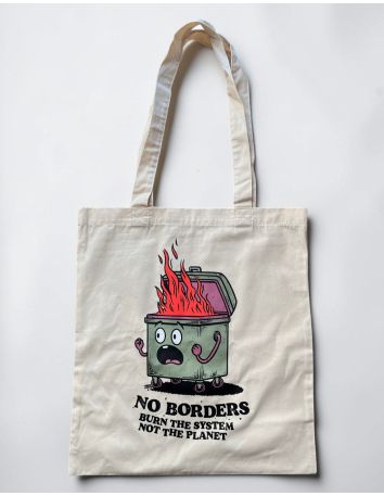 Burn The System - Sticker - 10 pieces - @ No Borders
