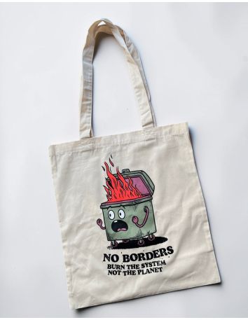 Burn The System - Sticker - 10 pieces - @ No Borders