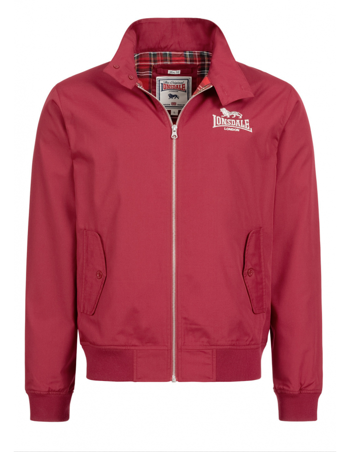 Lonsdale - Jacket - Classic Harrington - Cherry Red