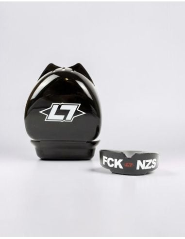 FCK NZS - Less Talk - Zahnschutz - Collabo - Black - @ No Borders