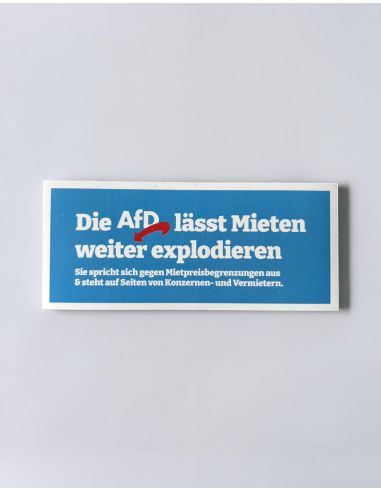 FCK AFD - Fan - Sticker - Mieten - 10 pieces - @ No Borders