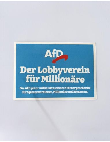 FCK AFD - Fan - Sticker - Lobbyverein - 10 Stück - @ No Borders