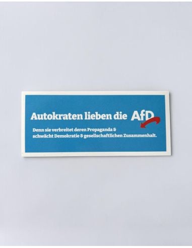FCK AFD - Fan - Sticker - Autokraten - 10 Stück - @ No Borders