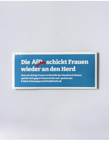 FCK AFD - Fan - Sticker - Frauen - 10 pieces - @ No Borders