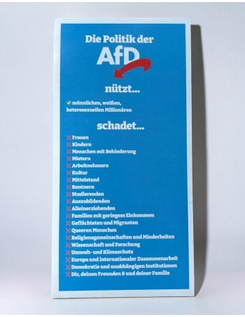 Schwurbel mich nicht voll - Sticker - @ No Borders