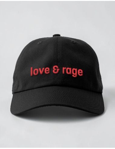 Sea Punks - Basecap - Love & Rage - Schwarz - @ No Borders