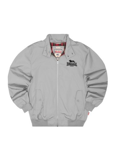 Lonsdale - Jacket - Classic Harrington - Grey/Black - @ No Borders