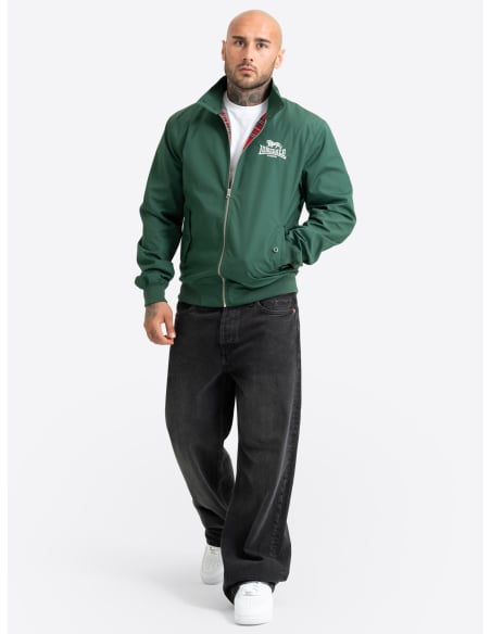 lonsdale-classic-harrington-bottlegreen-getragen