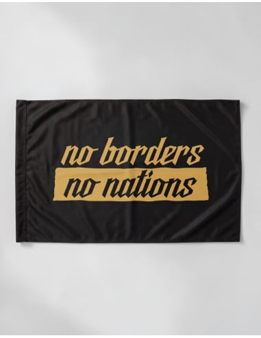 No Borders No Nations - Fahne - @ No Borders