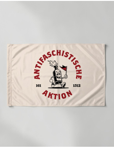 Antifa Molli - Flag - @ No Borders