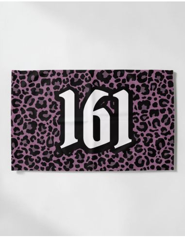 161 - Leo Pink - Fahne - @ No Borders