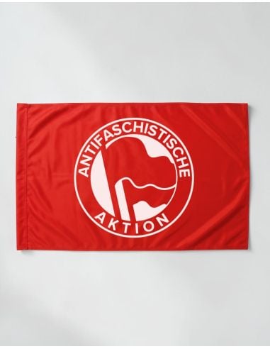 Antifaschistische Aktion 1932 - Flag - Red - @ No Borders