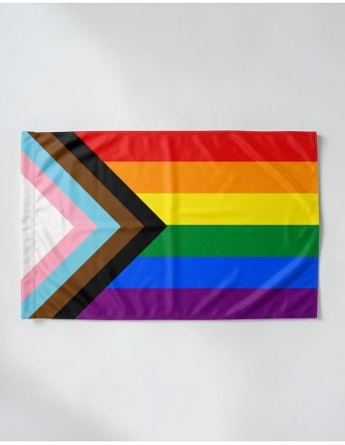 Progress Pride - Flag - @ No Borders