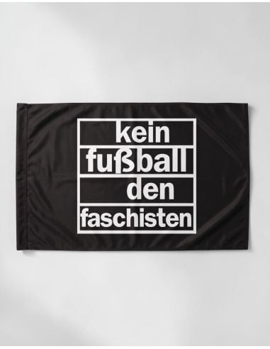 Kein Fußball den Faschisten - Fahne - @ No Borders