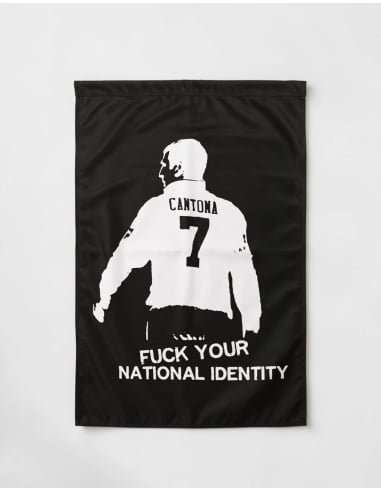 Cantona - Flag - Portrait - @ No Borders
