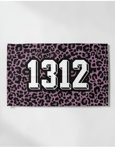 1312 - Leo Pink - Flag - @ No Borders