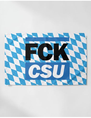 FCK CSU - Fahne - @ No Borders