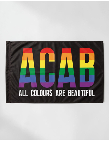 ACAB Rainbow - Flag - @ No Borders