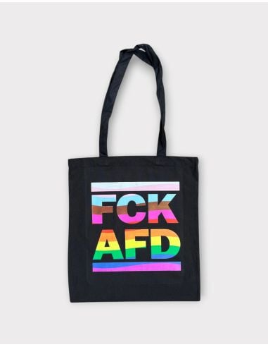 FCK AFD Rainbow - No Borders - Bag - Black - @ No Borders