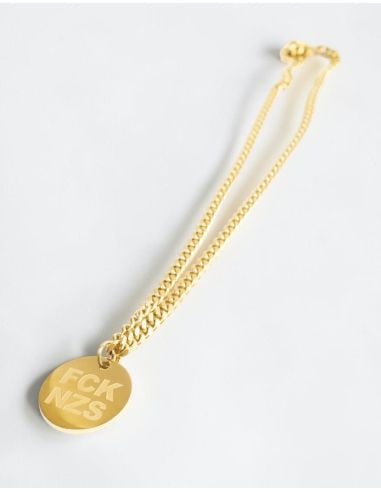 FCK NZS - True Rebel - Halskette - Pendant - Gold - @ No Borders