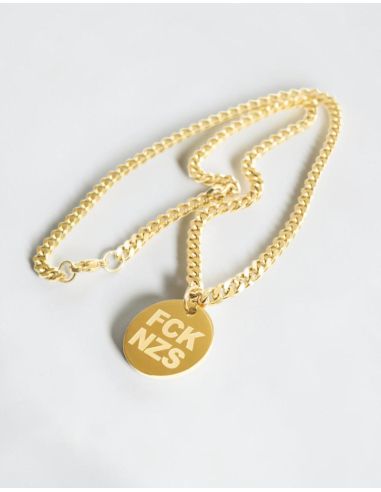 FCK NZS - True Rebel - Necklace - Pendant - Gold - @ No Borders