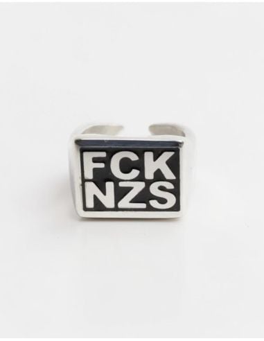 FCK NZS - True Rebel - Steel Ring - Silver - @ No Borders
