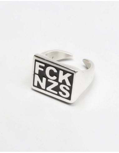FCK NZS - True Rebel - Steel Ring - Silver - @ No Borders