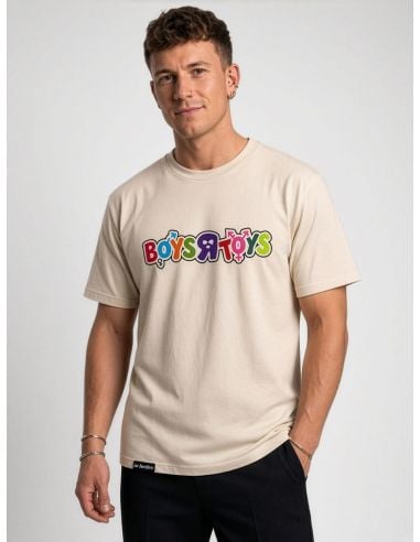 Boys Are Toys - No Borders - T-Shirt - Natural Raw - @ No Borders