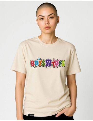 Boys Are Toys - No Borders - T-Shirt tailliert - Natural Raw - @ No Borders