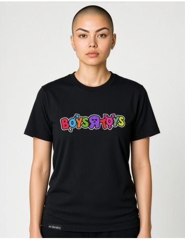 Boys Are Toys - No Borders - Fitted T-Shirt - Black - @ No Borders