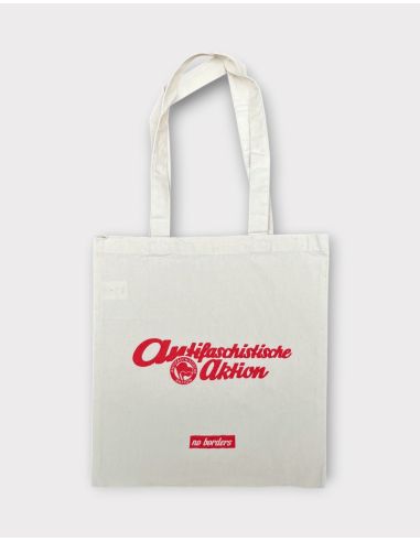 Antifaschistische Aktion 1932 - No Borders - Beutel - Natural Raw - @ No Borders